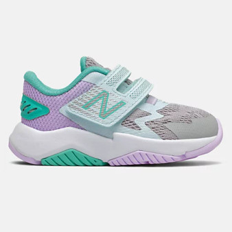 New Balance Toddlers Rave Run in Rain cloud with astral glow