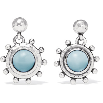 Brighton Jules Post Drop Earrings in Aqua