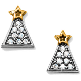 Brighton Frosted Christmas Tree Mini Post Earrings