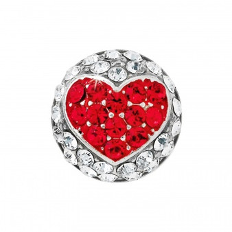 Brighton Glitter Hearts Ring Bead