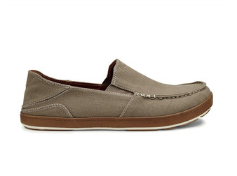 Olukai Men's Puhalu Canvas Slip-On in Clay/Toffee