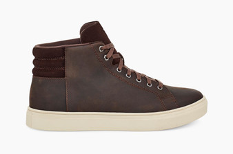 UGG Men's Baysider High Weather Boot in Grizzly Leather