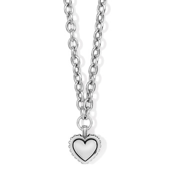 Brighton Pretty Tough Bold Heart Necklace