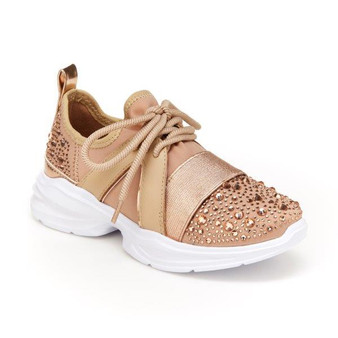 Kurt Geiger Children's Carvela Mini Lament Bling in Nude