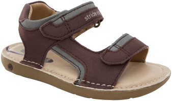 Stride Rite Toddlers Oaklynn Sandal in Chocolate