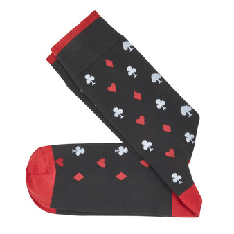 Johnston & Murphy Men's Card Suits Socks