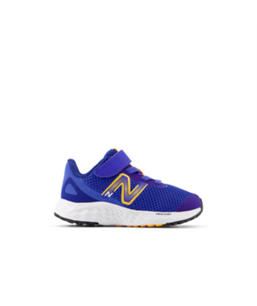 New Balance Toddler's Fresh Foam Arishi v4 Bungee Lace with Top Strap in Blue