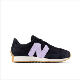 New Balance Girl's Big Kid's 327 in Purple and Black