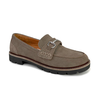 Aetrex Women's Collette Arch Support Loafer in Taupe Suede