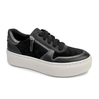 Aetrex Women's Leigh Sneaker in Black