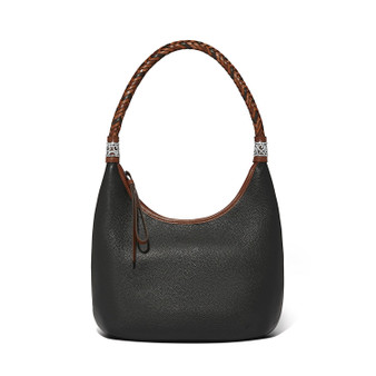 Brighton Shelby Hobo Bag in Black and Brown