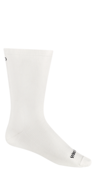 Wide Open Socks Men's Solid Lightweight Crew Sock in White