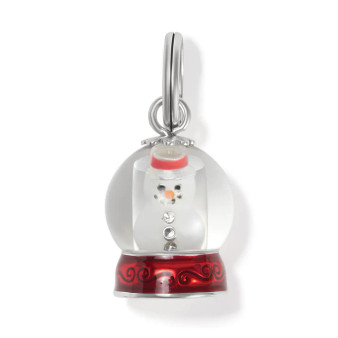 Brighton Snowglobe Snow Man Charm
