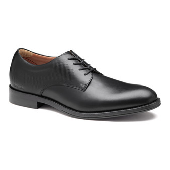 Johnston & Murphy XC+ Copley Plain Toe in Black Full Grain