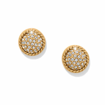 Brighton Illumina Celeste Dome Post Earrings in Gold