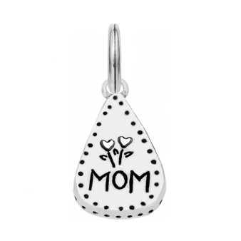 Brighton Notes Mom Charm in Silver