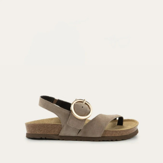 Naot Women's Baltimore Sandal in Almond Suede