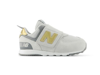 New Balance Toddlers 574 NEW-B Hook & Loop in Grey Matter