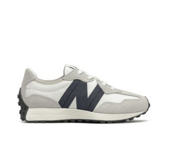 New Balance Children's Lifestyle 327 Lace in Grey and Black
