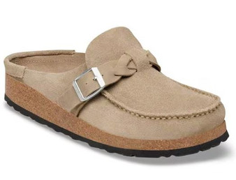 Birkenstock Buckley Braided In Taupe