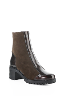 Bos & Co Ingrid Boot in Dk Brown/Coffee