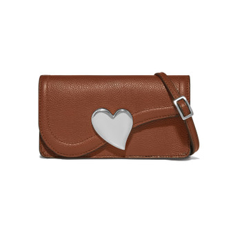 Brighton Cascade Large Wallet In Bourbon