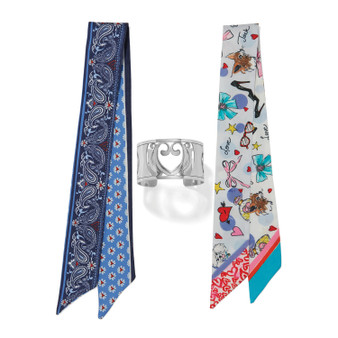 Brighton Fashionista One Love Scarf Cuff in Multi