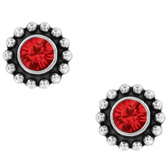 Brighton Twinkle Mini Post Earrings in Ruby