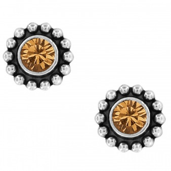 Brighton Twinkle Mini Post Earrings in Topaz