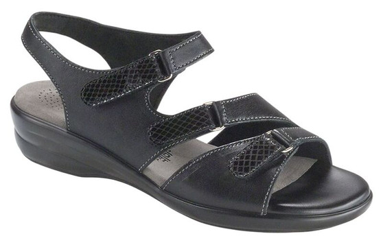 SAS Women's Tabby Slingback Sandal in Black