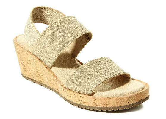 Vaneli Women's Chila Wedge Slingback Sandal in Natural Line Last