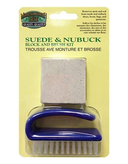 Moneysworth & Best Suede & Nubuck Block and Brush Kit Kit