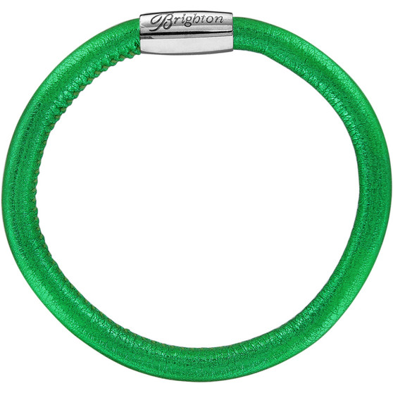 Brighton Woodstock Metallic Single Bracelet in Metallic Emerald