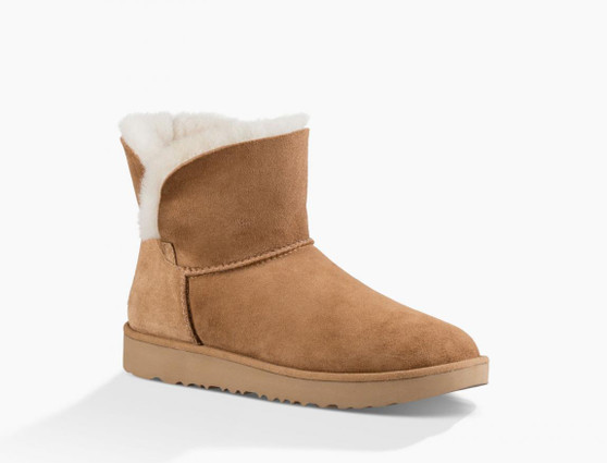 UGG Women's Classic Cuff Mini in Chestnut