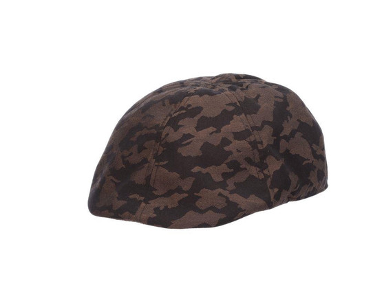 Stacy Adams Men's Ivy Cap in Brown Camo