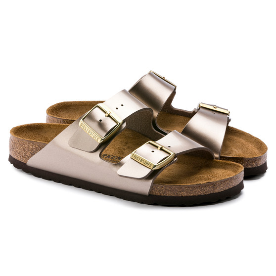 Birkenstock metallic taupe arizona Clearance