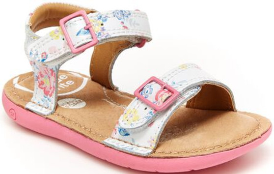 Stride Rite Infant/Toddler's SRTech Kingsley Sandal in White Foral