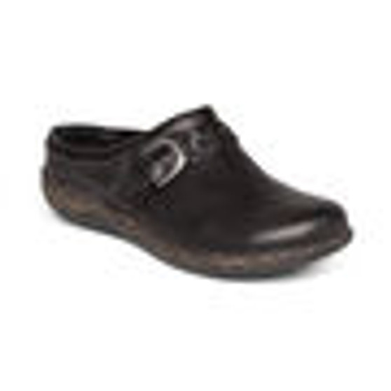 Aetrex Women's Libby Comfort Clog in Black