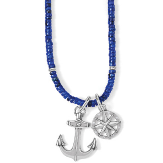 Brighton Anchor And Soul Bead Necklace