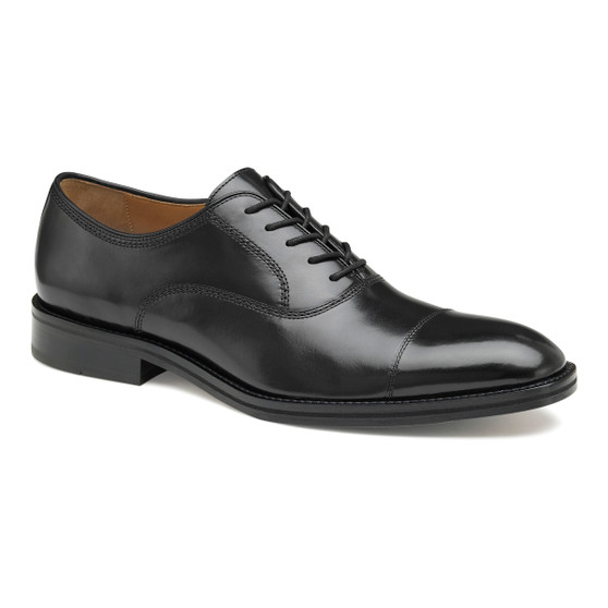 Johnston & Murphy Men's Meade Cap Toe in Black