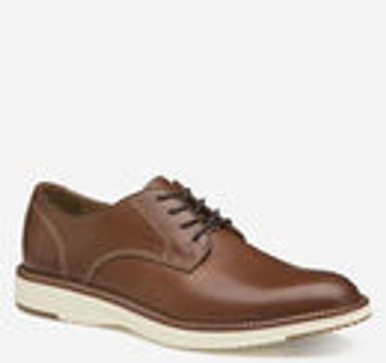 Johnston & Murphy Upton Plain Toe in Tan Full Grain