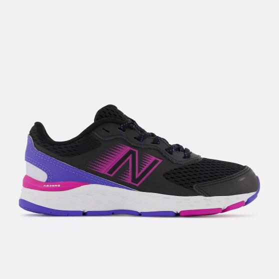 New Balance Children's 680v6 in Black and Purple