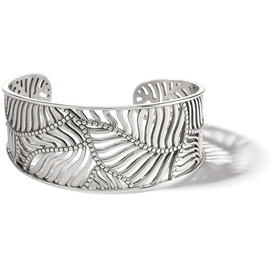 Brighton Palmetto Cuff Bracelet in Silver