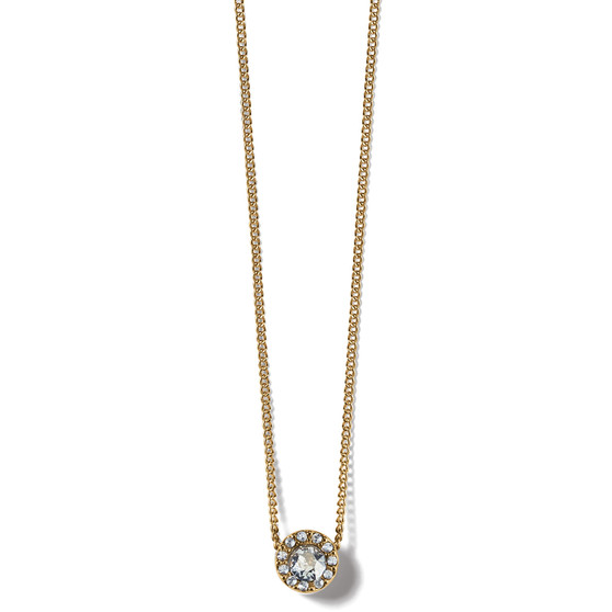 Brighton Illumina Solitaire Necklace in Gold
