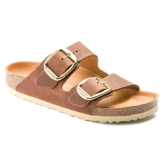 Birkenstock Women's Arizona Big Buckle in Cognac