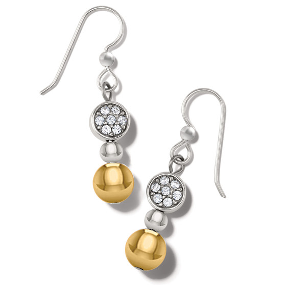 Brighton Meridian Prime French Wire Earrings in Silver-Gold