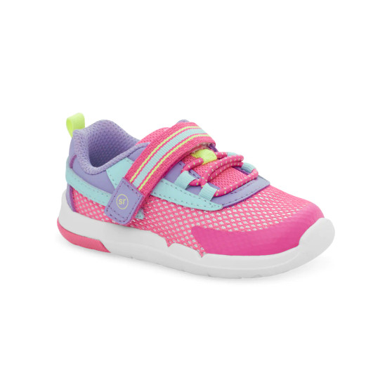 Stride Rite Toddlers SRT Ian Sneaker in Pink Multi