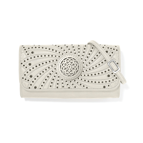 Brighton Ferrara La Bellezza Large Wallet in White