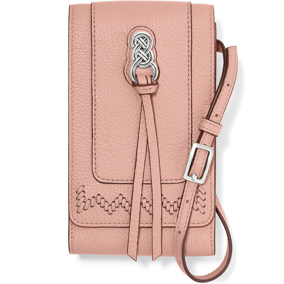 Brighton Interlok Phone Organizer in Pink Sand