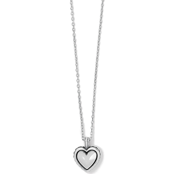 Brighton Pretty Tough Bold Heart Petite Necklace